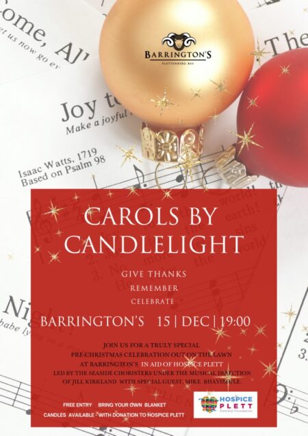 Barrington's Presents Carols by Candlelight, Plettenberg Bay