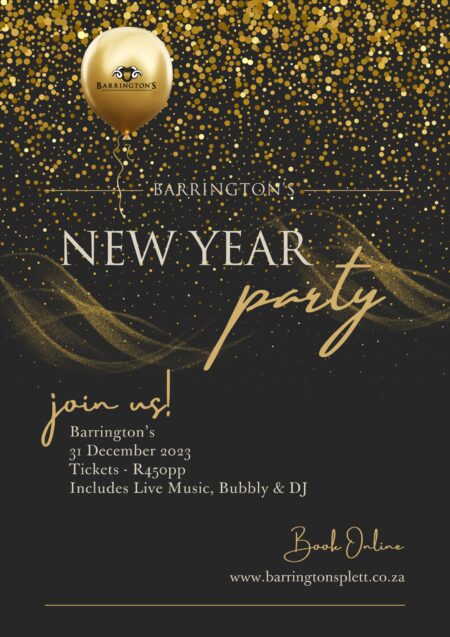 Barrington's New Years Eve Party, Plettenberg Bay