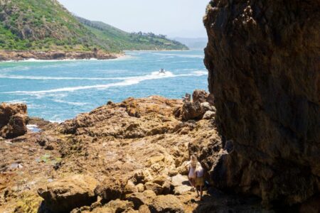 Knysna Lagoon, a haven for boating and water sports enthusiasts.