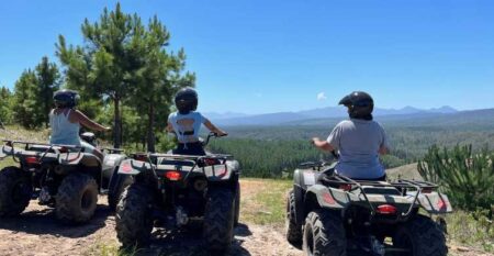 Go quad biking near Knysna, in Harkerville.