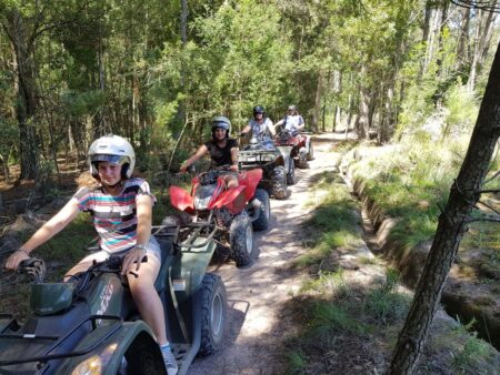 Quad biking with Southern Comfort close to Knysna.