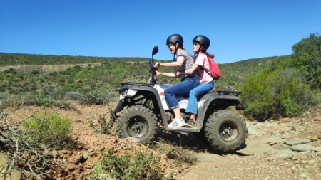 Wild X Adventures could take you on a quad bike ride through farmlands.