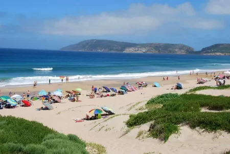 Dunes beach in Plettenberg Bay, the Garden Route