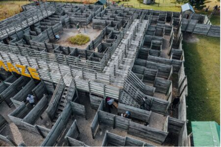 Top view of Plett Puzzle Park in Plettenberg Bay Top view of Plett Puzzle Park in Plettenberg Bay